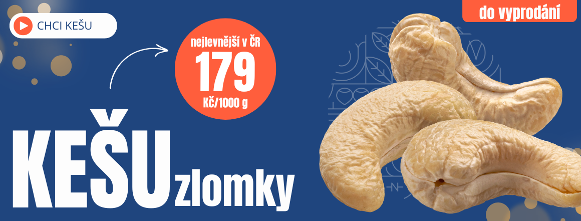 Kešu Natural v Akci za 179 od Nutsman - Nejlepší nabídka pro milovníky ořechů