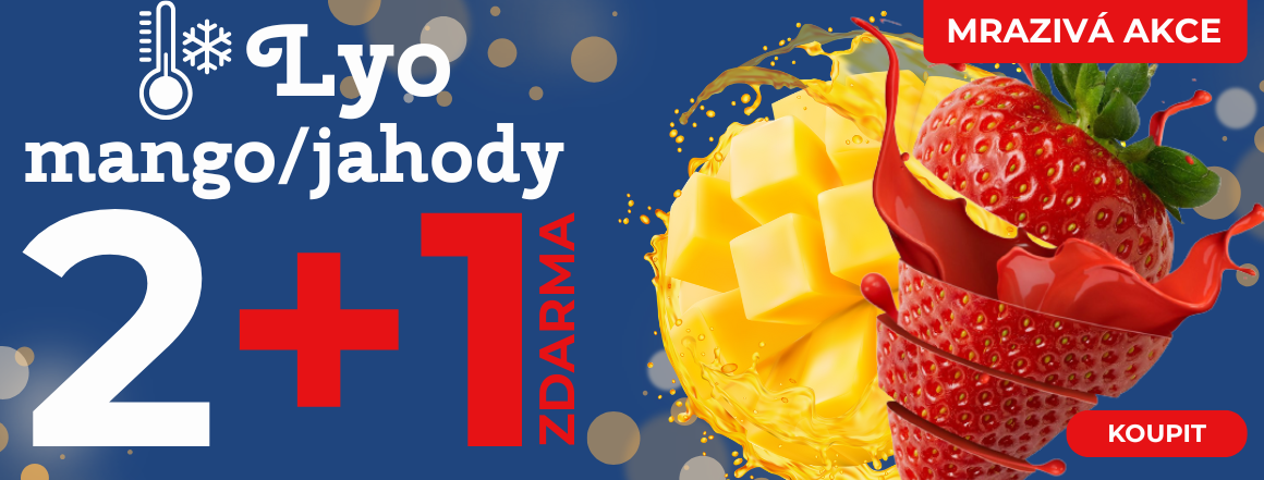 LYO ovoce v akci: Jahody; Mango 2+1 ZDARMA | Ochutnejte teď!