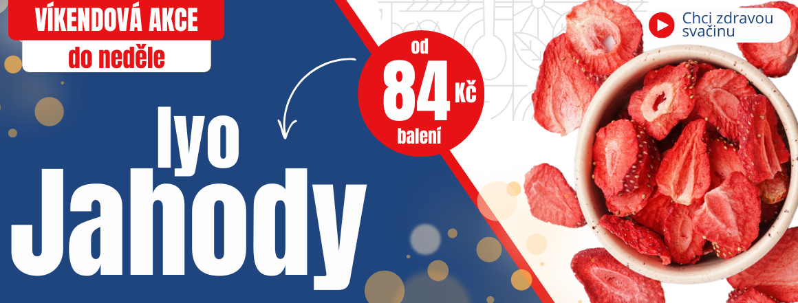 Lyofilizované Ovoce: LYO Jahody | Akční Nabídka - Nakupujte Nyní!