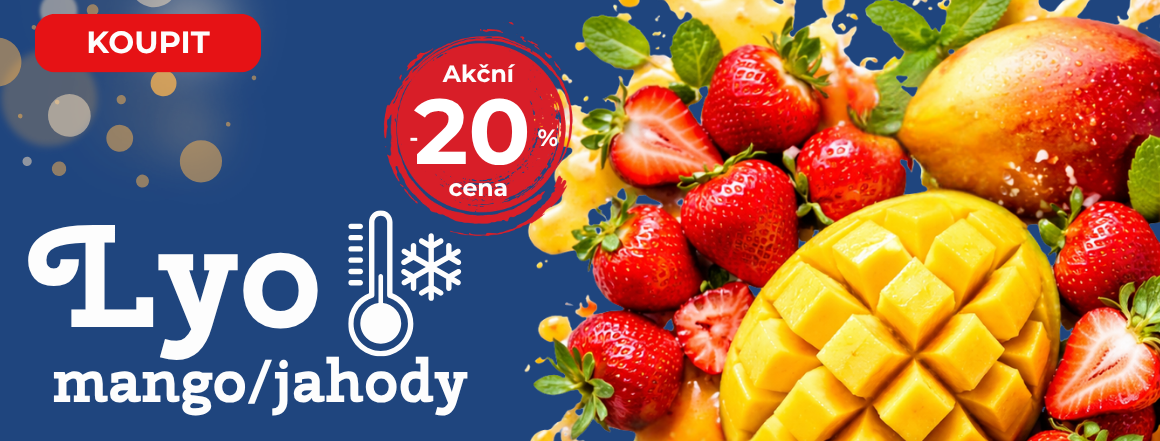 Lyofilizované Ovoce: LYO Jahody/Mango | Akční Nabídka - Nakupujte Nyní!