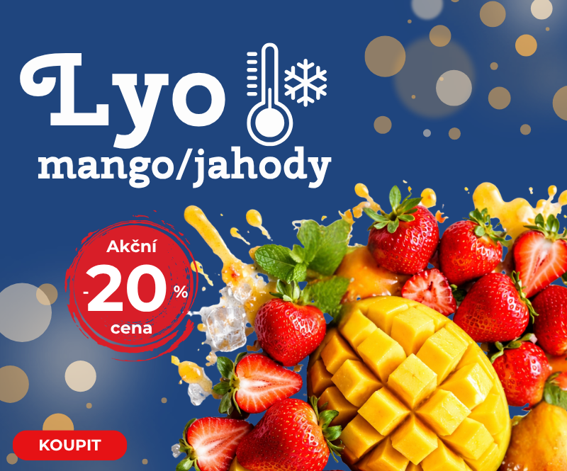 Lyofilizované Ovoce: LYO Jahody/Mango | Akční Nabídka - Nakupujte Nyní!