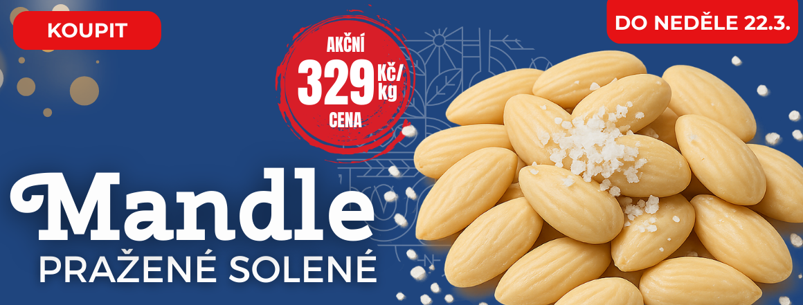 Mandle Pražené Solené v Akci | Exkluzivní Nabídka od Nutsman pro Milovníky Slaných Ořechů