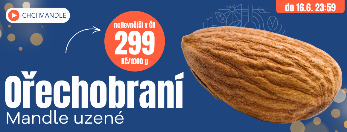 Mandle uzené v Akci | Exkluzivní Nabídka od Nutsman pro Milovníky Slaných Ořechů