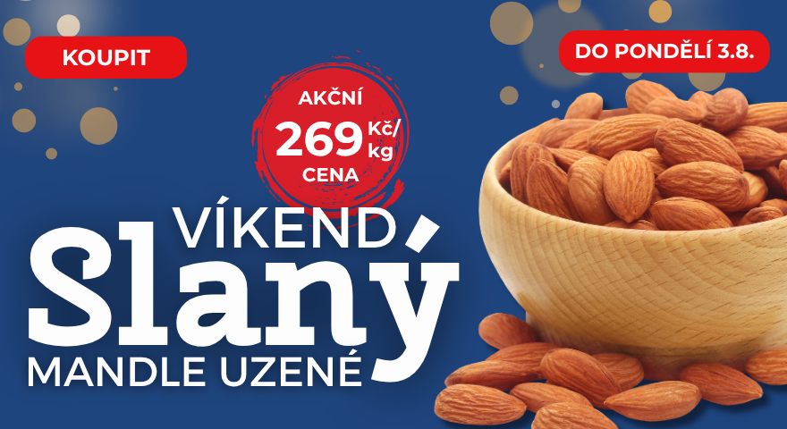 Mandle uzené v Akci | Exkluzivní Nabídka od Nutsman pro Milovníky Slaných Ořechů