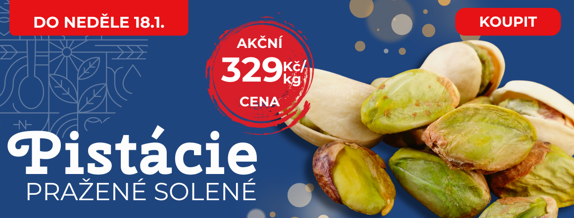 Nutsman: Pražené solené pistácie v akci za 329 Kč | Milujte ořechy, ušetřete na pistáciích