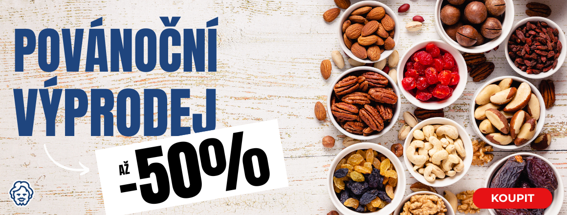 Výprodej – Sleva až 50 % | Nutsman | Ořechy a zdravá výživa