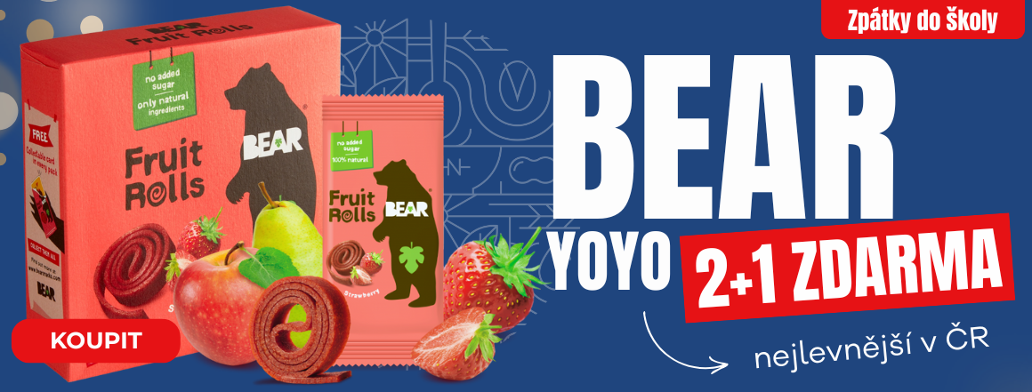 YOYO BEAR v akci: 2+1 ZDARMA | Ochutnejte teď!