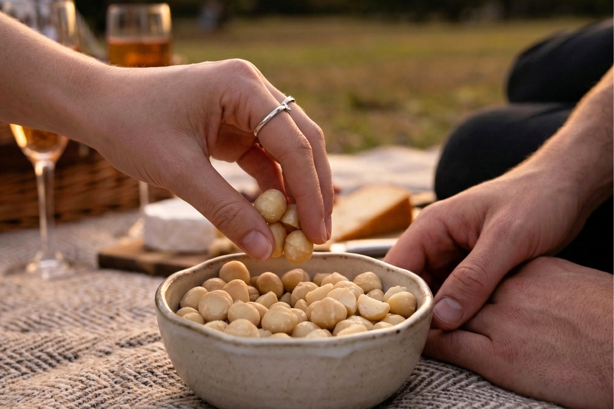 NUTSMAN Makadamové ořechy celé/půlky
