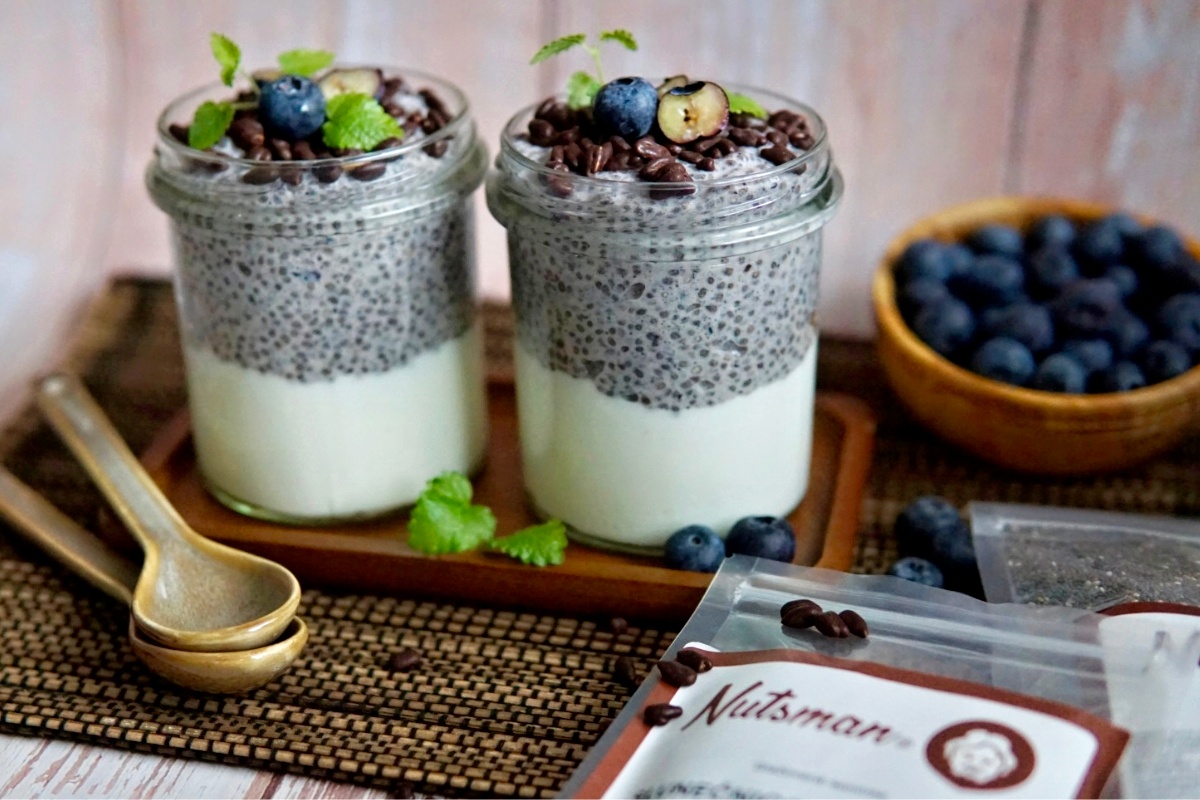 NUTSMAN BLOG RECEPT_ Borůvkový chia pudink 2