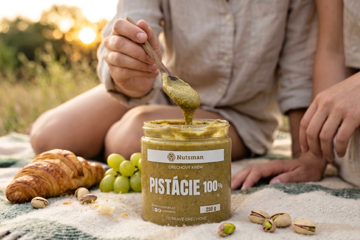 NUTSMAN Pistáciový krém 100% 250 g