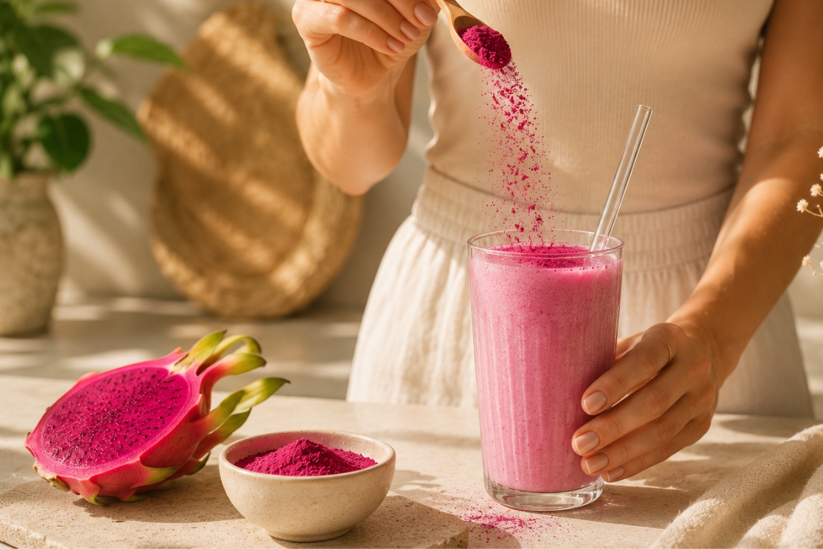 NUTSMAN Dračí ovoce (Pitahaya) lyofilizované - prášek 0-2 mm 1000 g