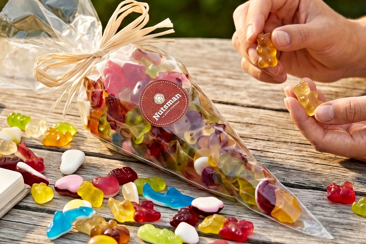 NUTSMAN Dárkový kornout ŽELÉ SLADKÝ 500 g