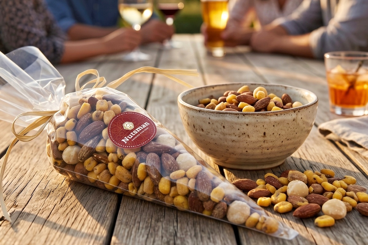 NUTSMAN Dárkový kornout Hořčičný 300 g