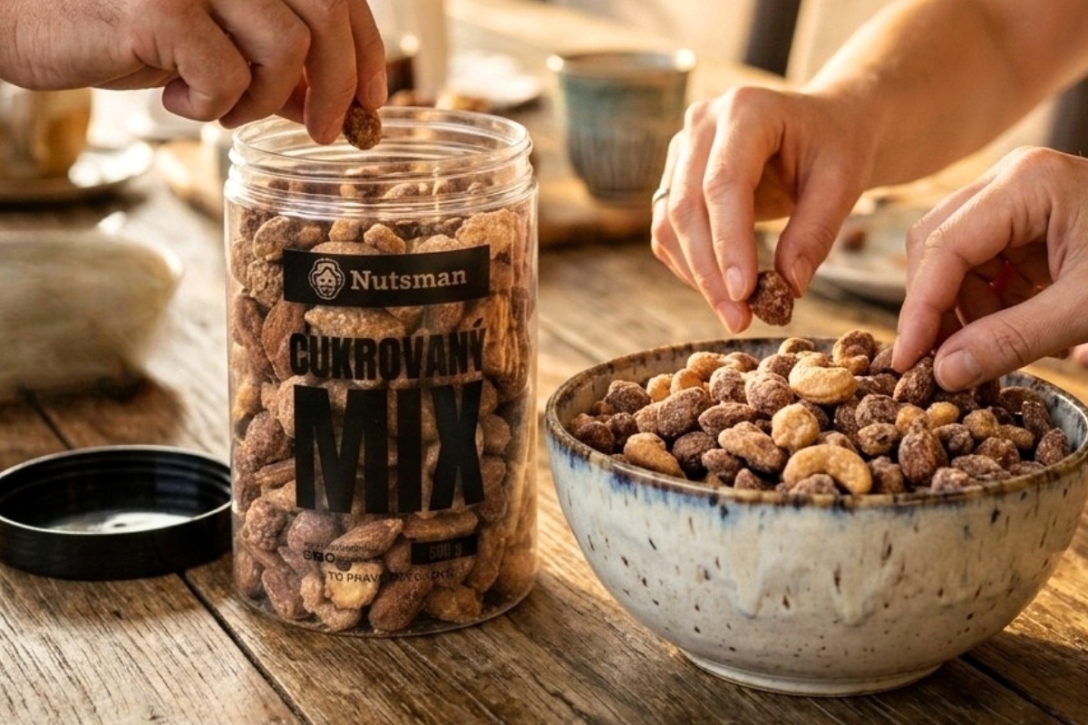 NUTSMAN Cukrovaný MIX DÓZA 500 g