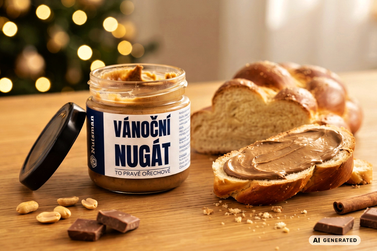 NUTSMAN Vánoční nugát