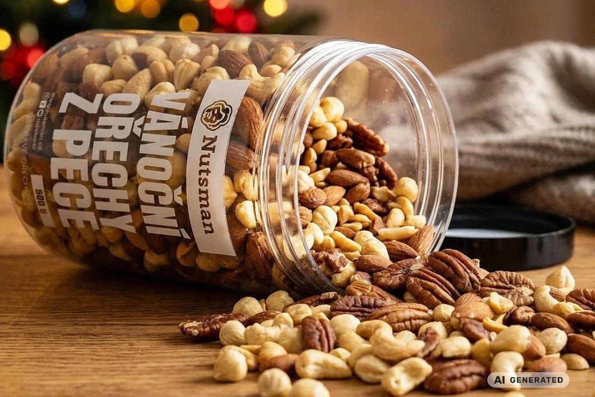 NUTSMAN Vánoční ořechy z pece 500 g