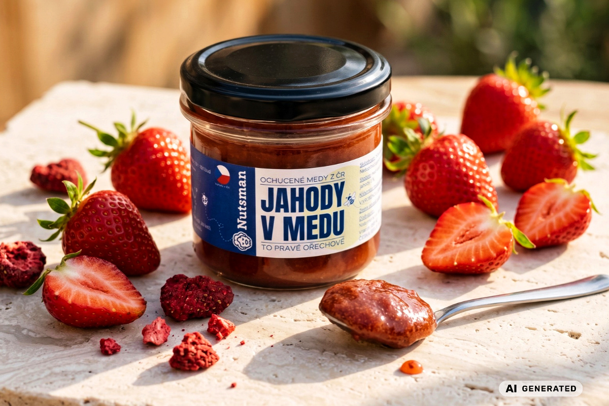 NUTSMAN Jahody v medu 160 g