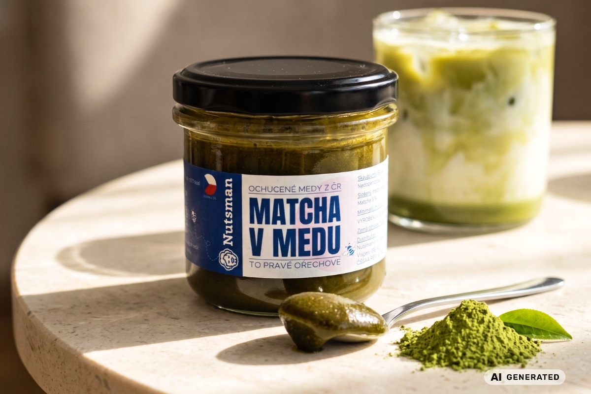 NUTSMAN Matcha v medu 160 g