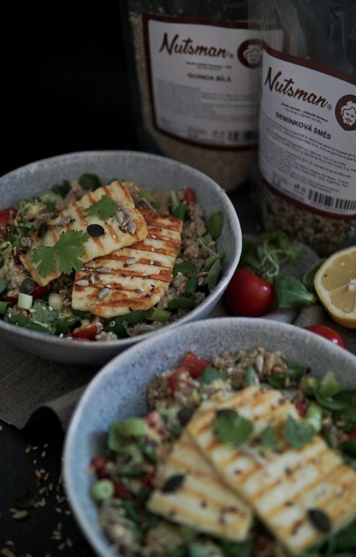 NUTSMAN BLOG RECEPT: Quinoa salát se sýrem halloumi 11