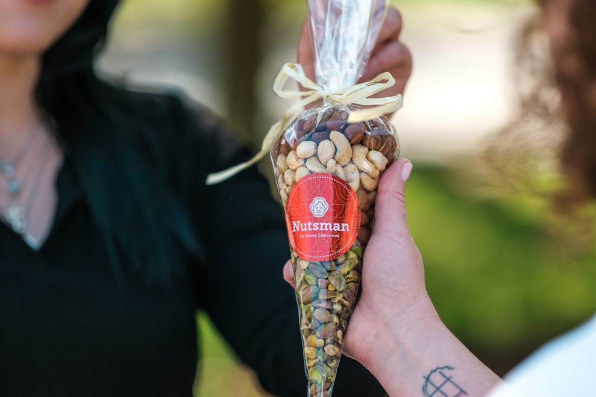 NUTSMAN Dárkový kornout NATURAL I 280 g 2