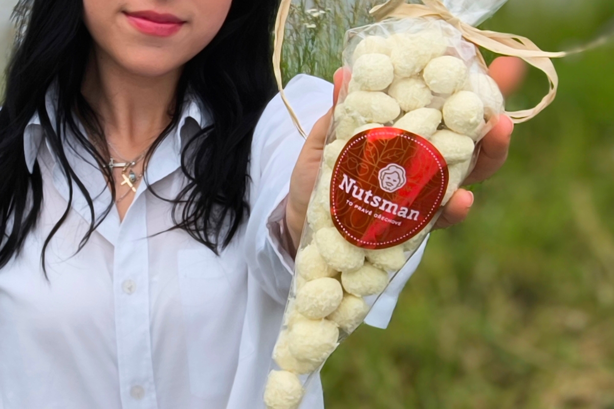 NUTSMAN Dárkový kornout MANDLE RAFFAELLO 300 g