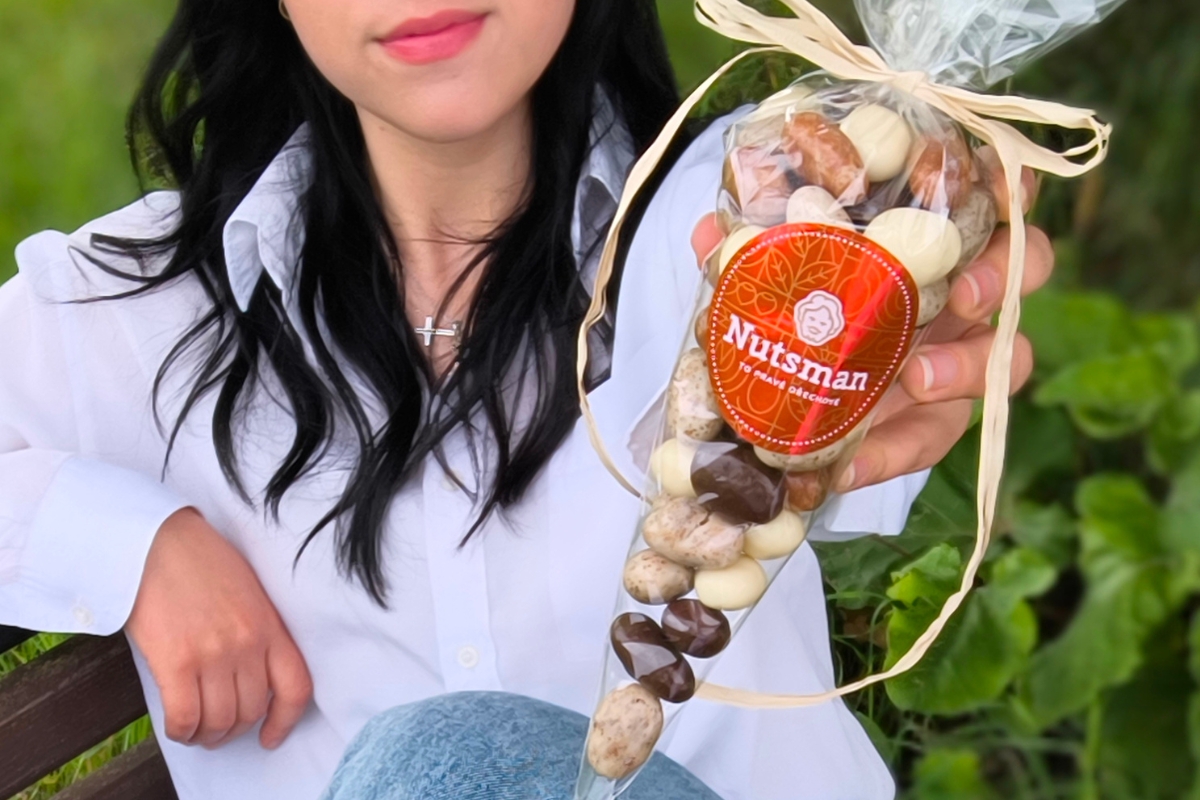 NUTSMAN Dárkový kornout MANDLE KRALOVSKÉ 300 g
