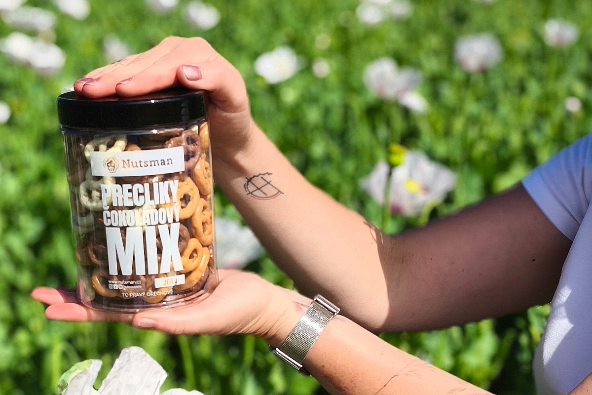 NUTSMAN Preclíky čokoládový MIX 380 g