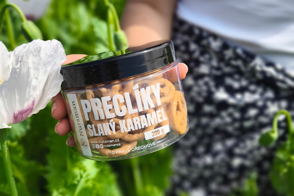 NUTSMAN Preclíky slaný karamel 200 g