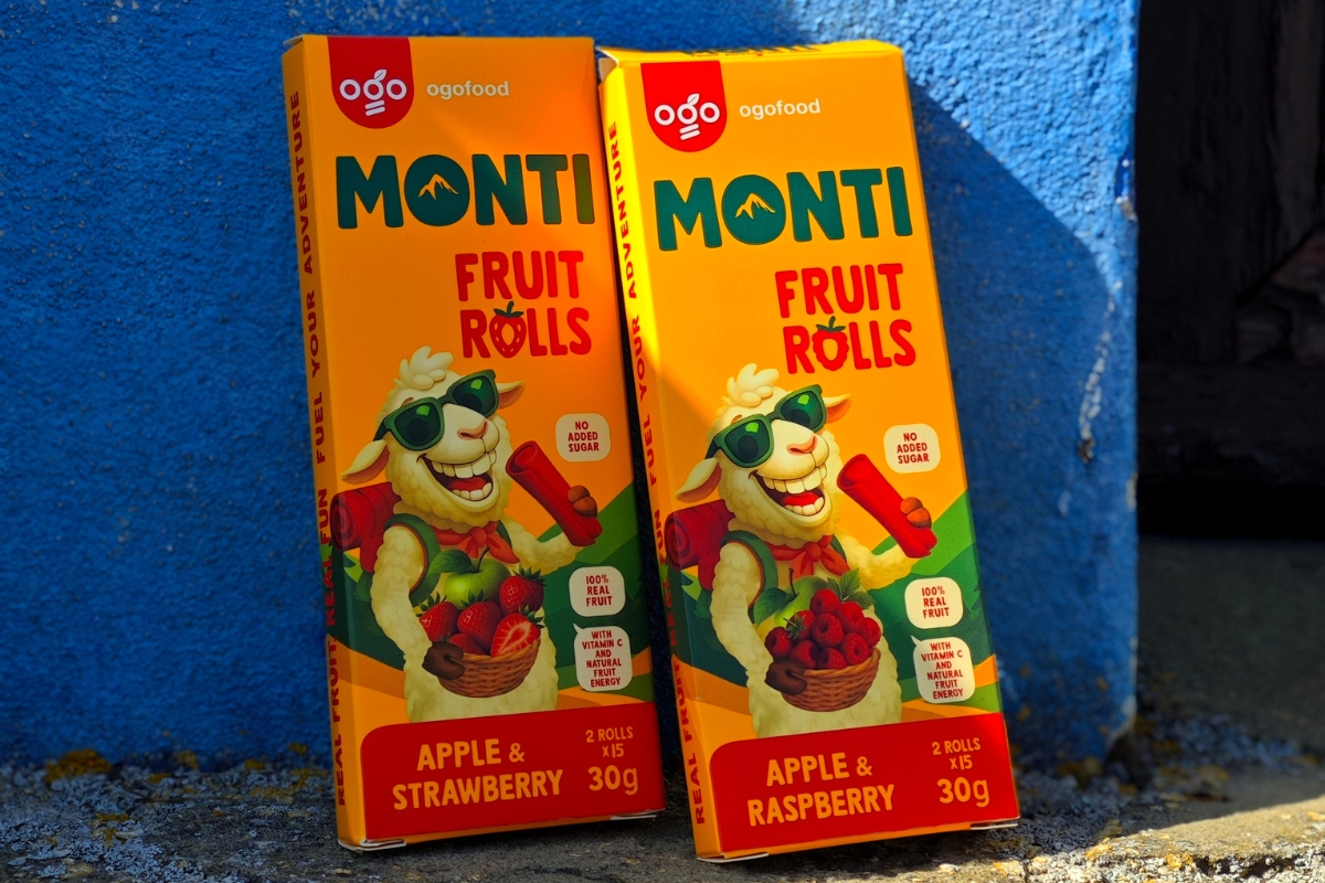 MONTI Ovocná trubička Jablko & Jahoda 30 g