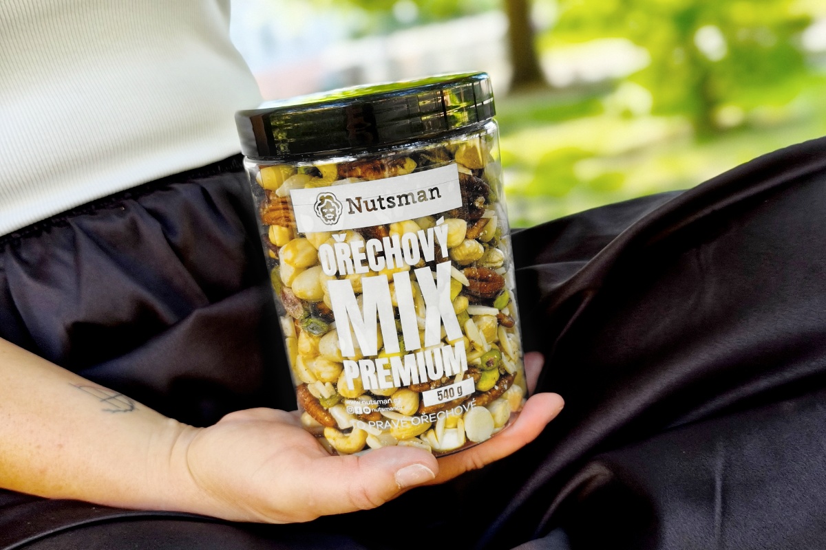 NUTSMAN Premium ořechová směs DÓZA 540 g