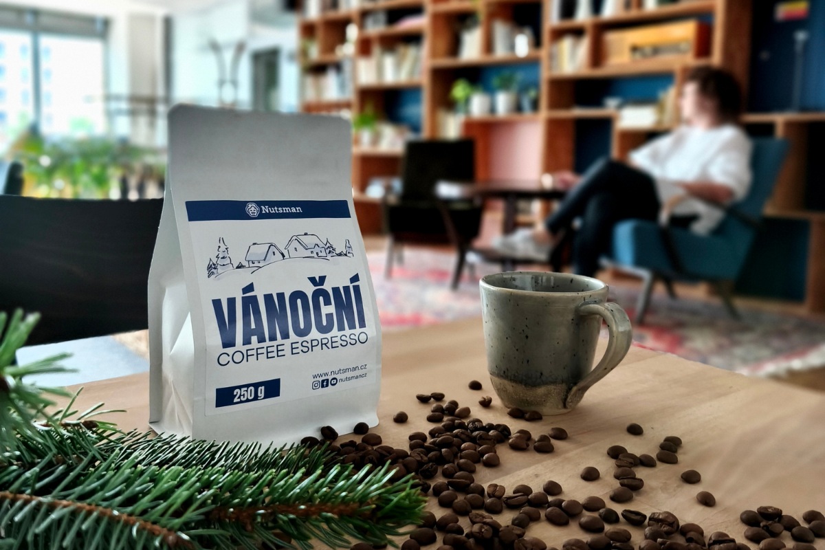 NUTSMAN Coffee Espresso - Vánoční směs 250 g