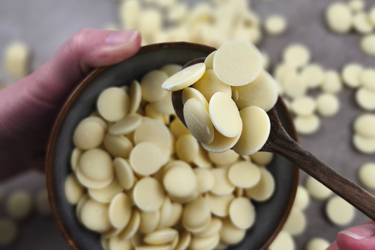 NUTSMAN Bílá čokoláda 28% - čokopecky