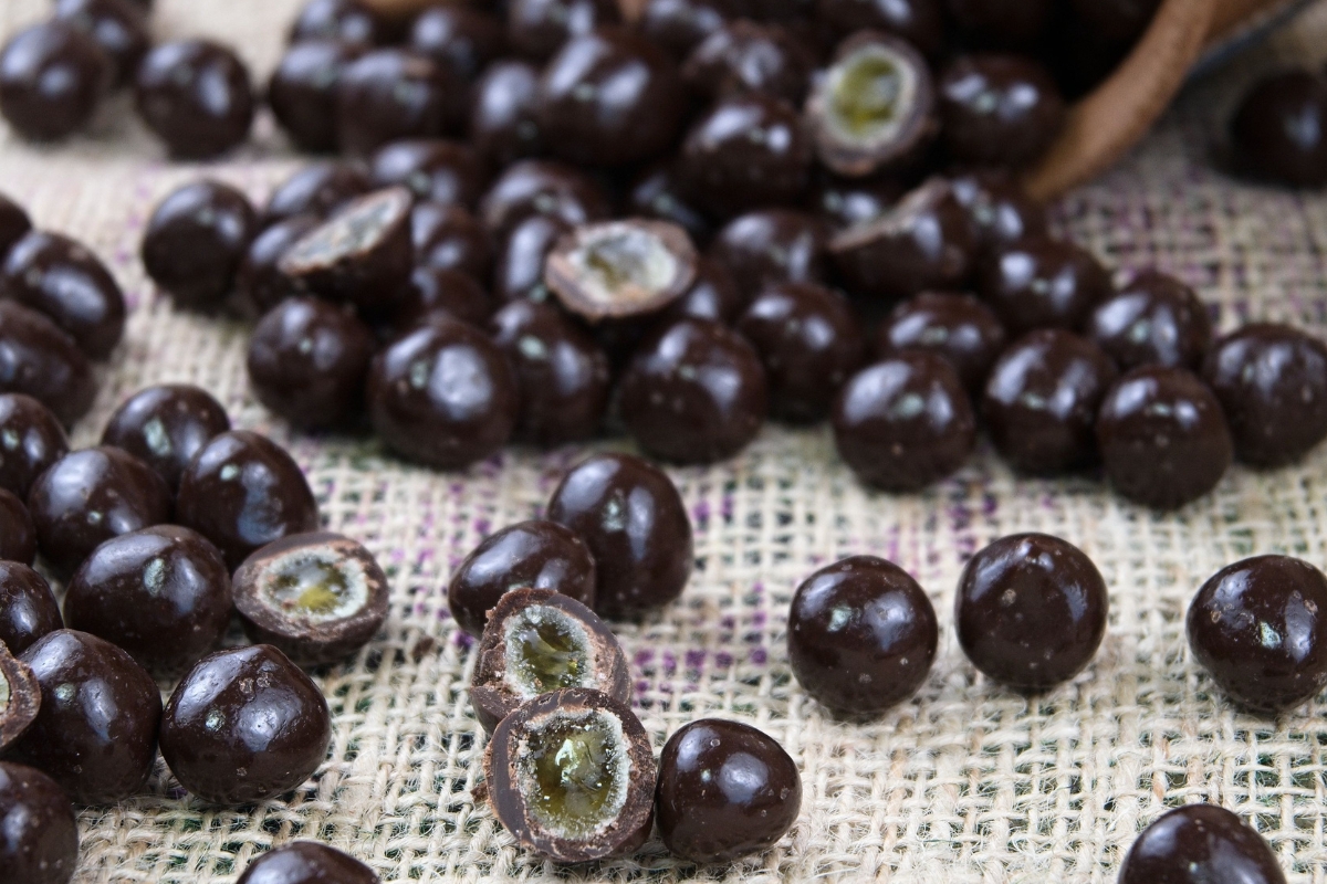 NUTSMAN Želé banánky v hořké čokoládě - Vánoční edice