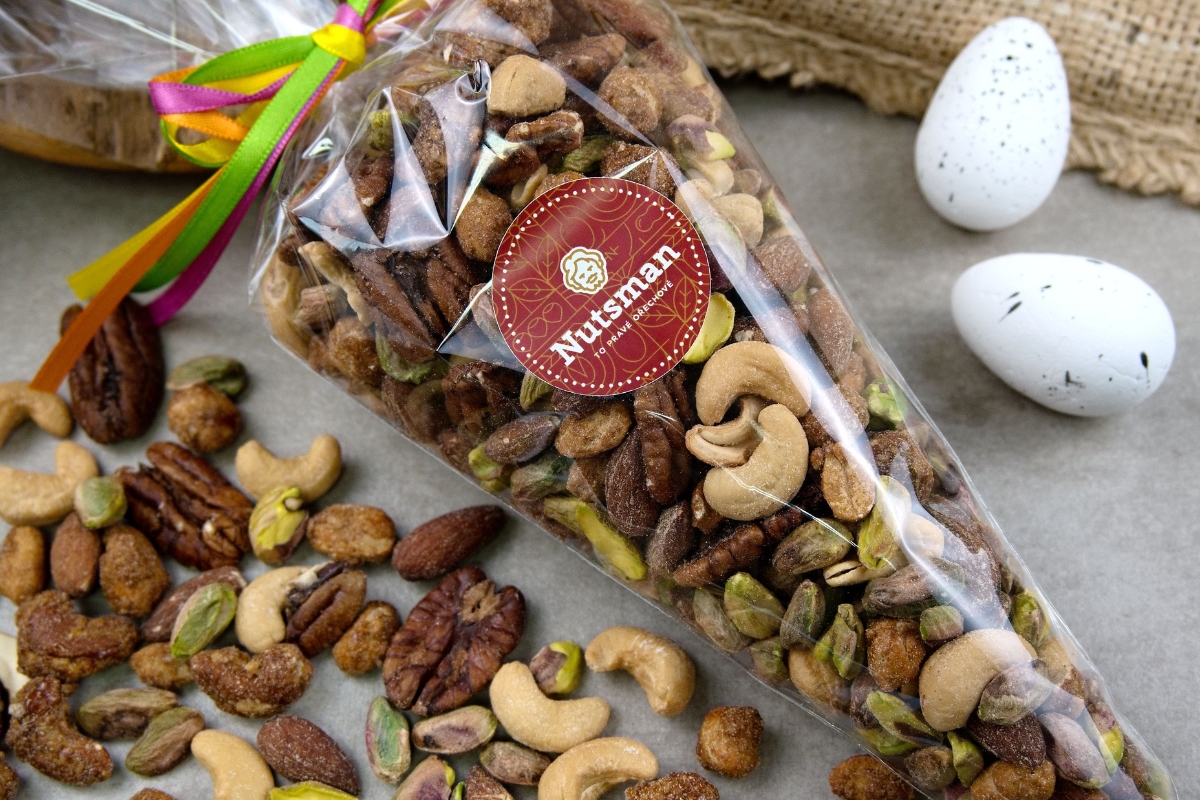 NUTSMAN Velikonoční směs oříšků KORNOUT 200 g