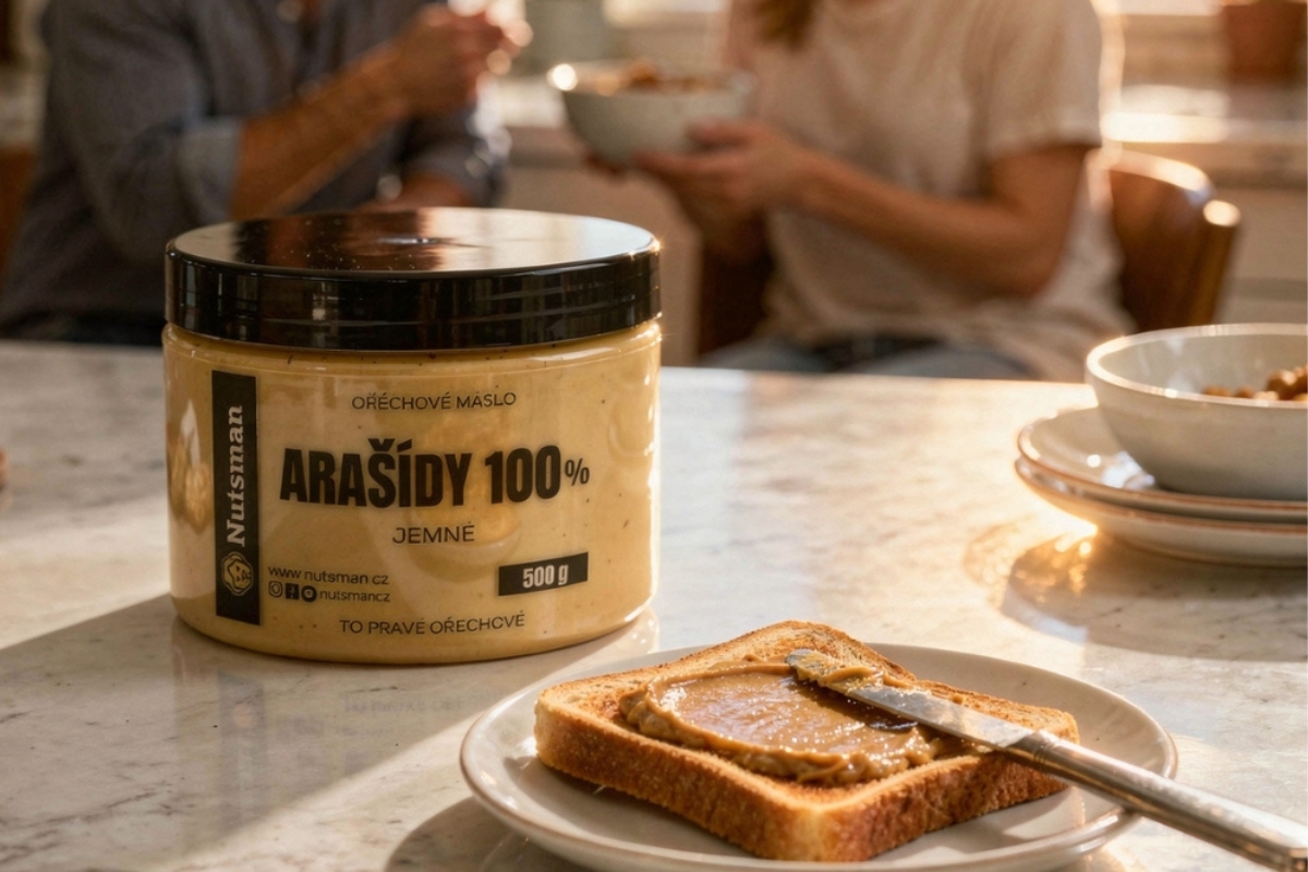 NUTSMAN Arašídové máslo jemné 100%