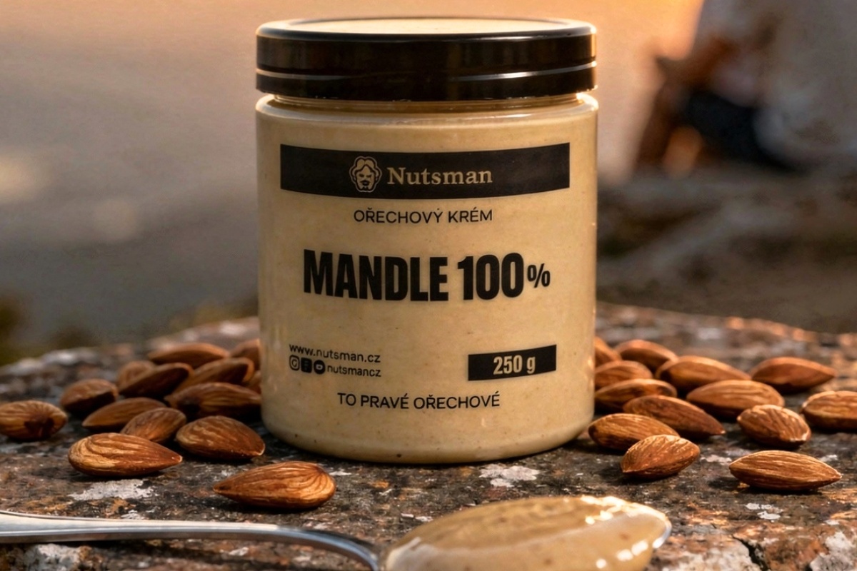 NUTSMAN Mandlový krém 100% 250 g