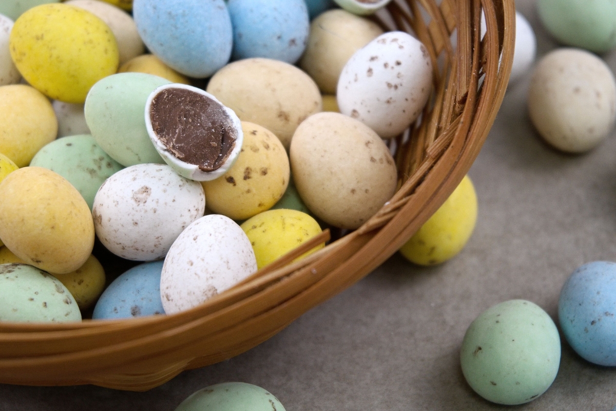 NUTSMAN Velikonoční čoko vajíčka