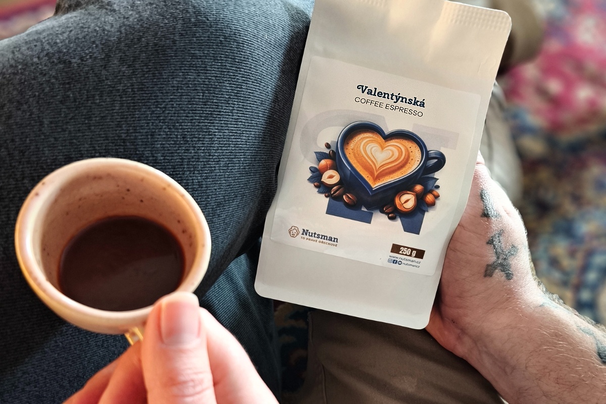 NUTSMAN Coffee Espresso - Valentýnská směs 250 g