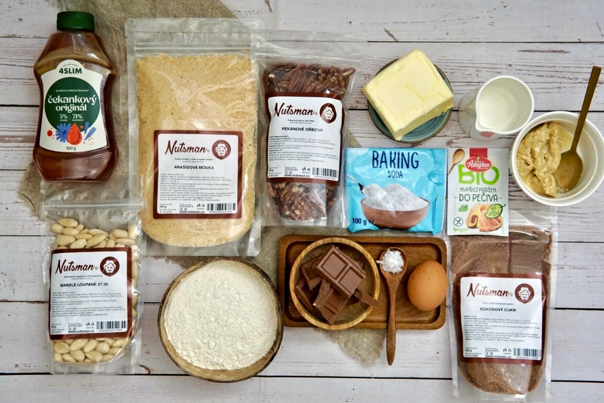 NUTSMAN BLOG RECEPT Ořechové cookies s čokoládou 3
