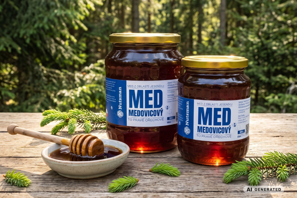 NUTSMAN Med medovicový ČR 950 g