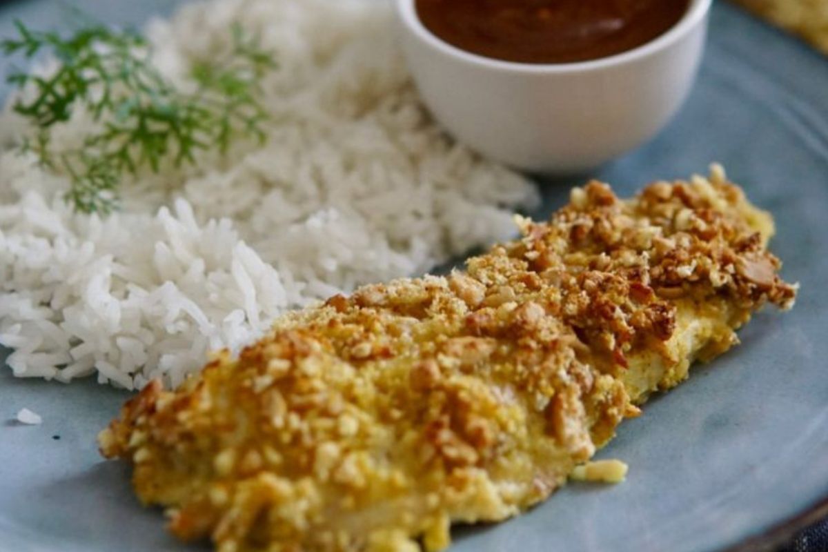 NUTSMAN RECEPT Arašídové kuřecí maso s rýží 8