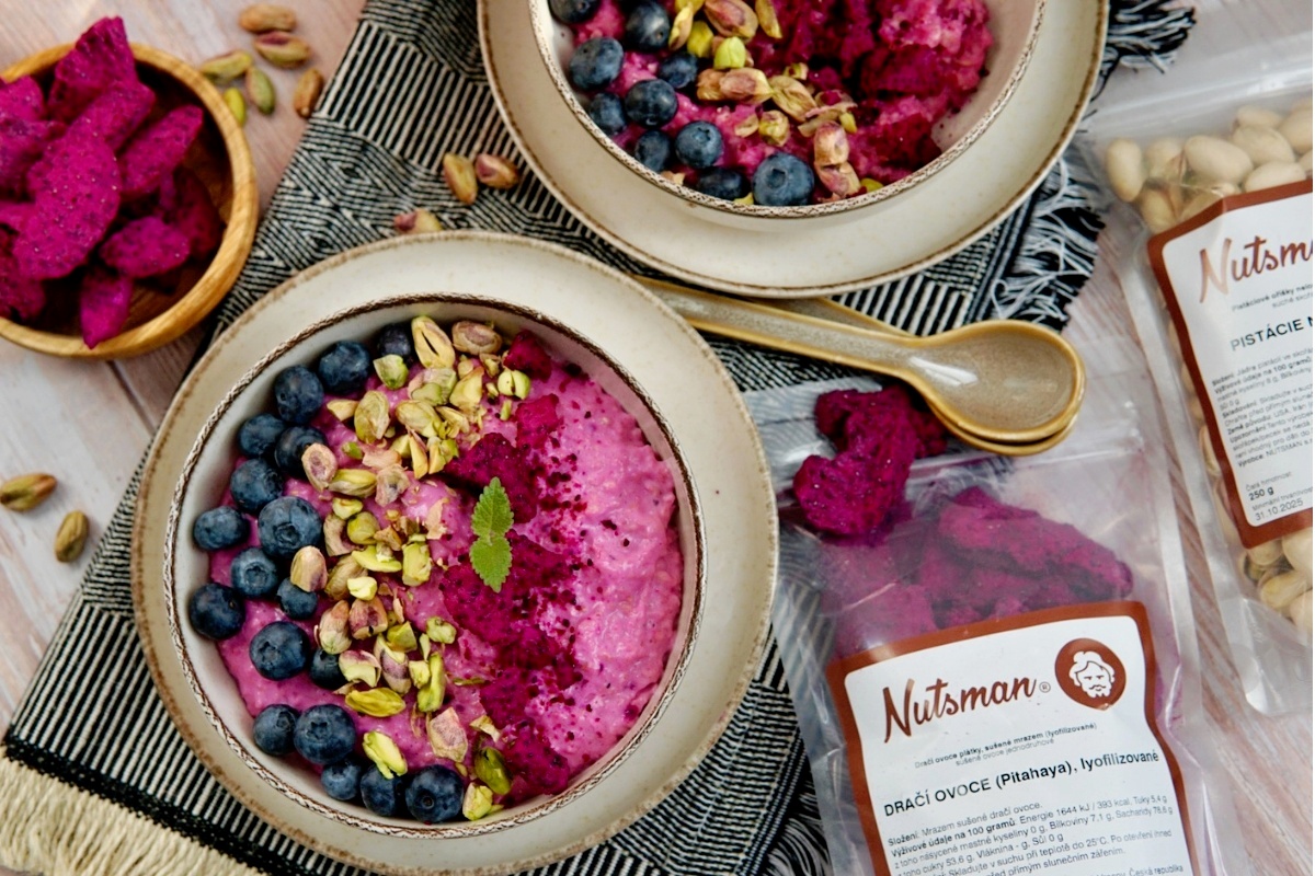 NUTSMAN BLOG RECEPT_ Dragon fruit ovesná kaše 5