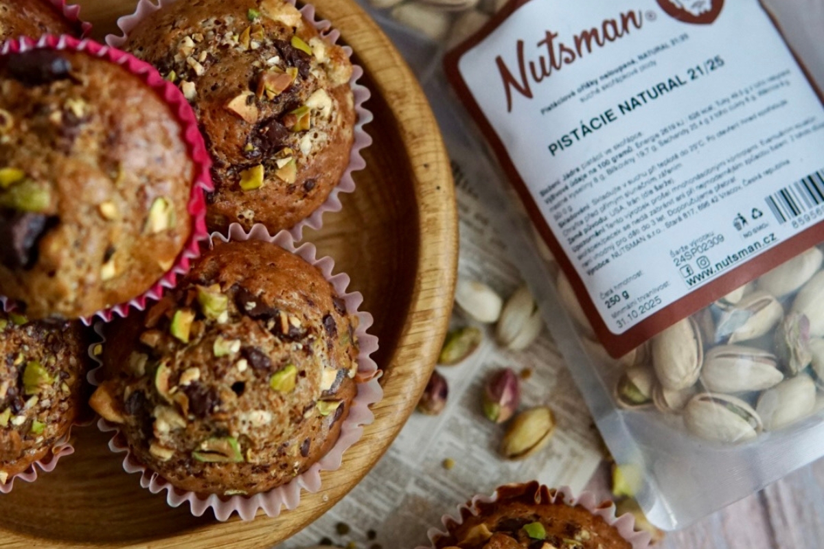 NUTSMAN BLOG RECEPT_ Pistáciové muffiny s čokoládou 5