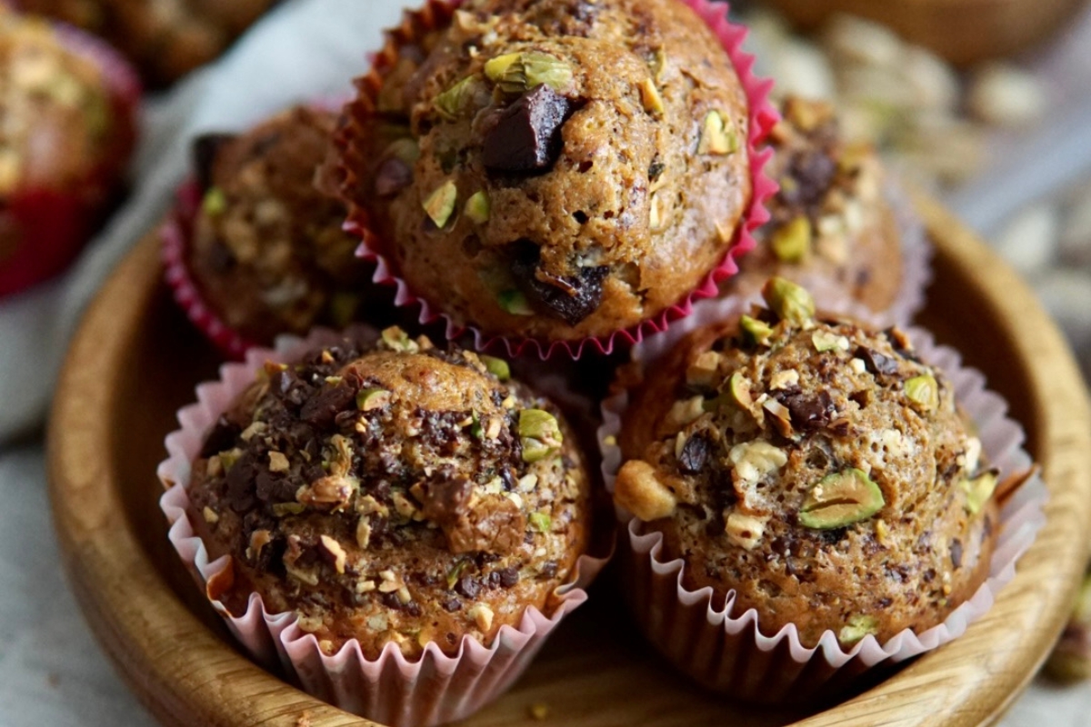 NUTSMAN BLOG RECEPT_ Pistáciové muffiny s čokoládou 6