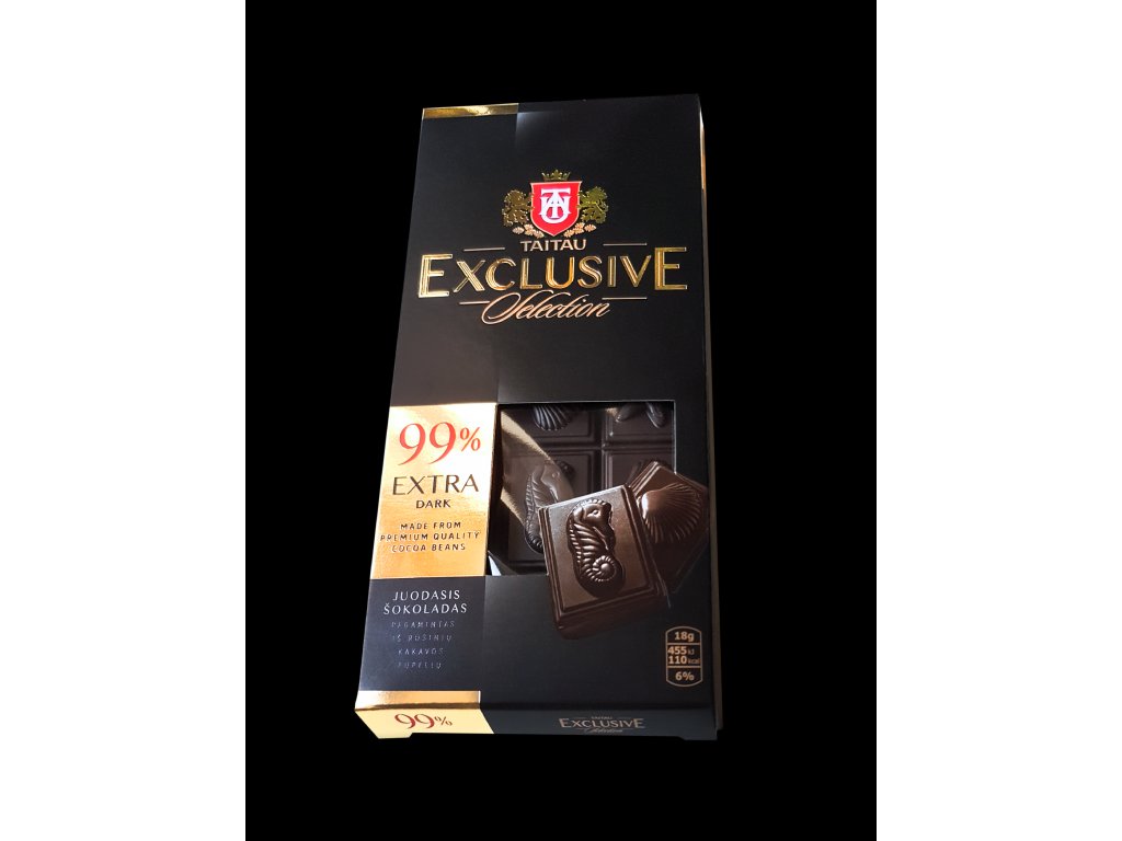 Levně Taitau Exclusive Selection Hořká čokoláda 99% 90g