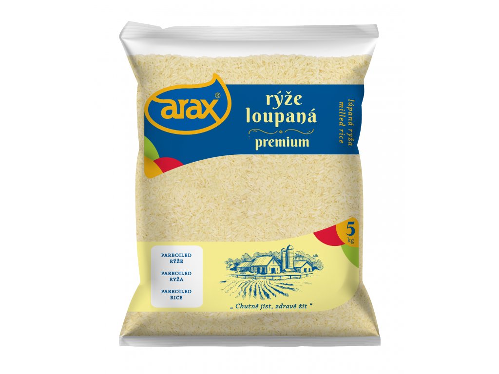 Levně ARAX Rýže parboiled dlouhozrnná 5 kg