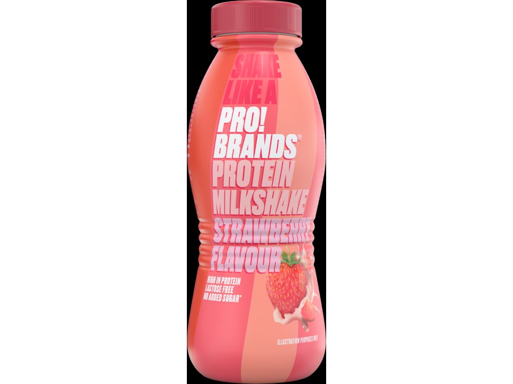 PROBRANDS Mléčný proteinový nápoj - jahoda 310 ml