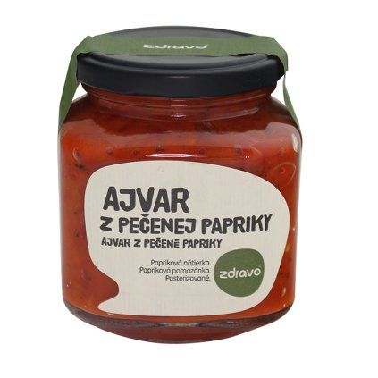 ZDRAVO Ajvar z pečených paprik 300g