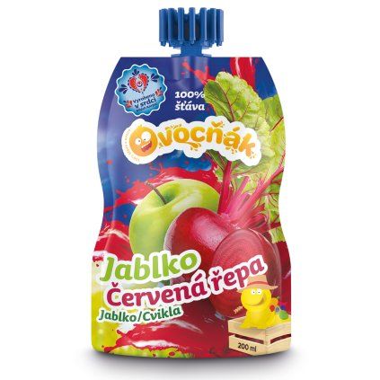 OVOCŇÁK mošt Jablko - Červená řepa 200ml