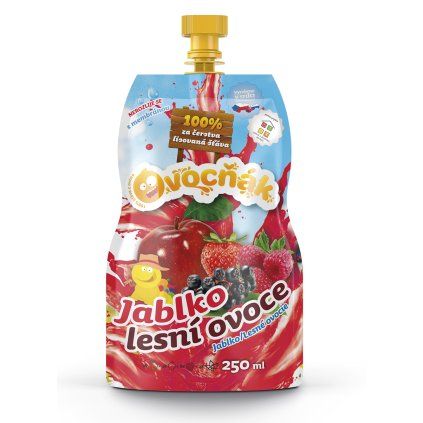OVOCŇÁK mošt Jablko - Lesní ovoce 250 ml